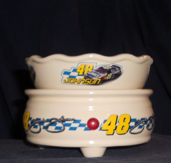 NASCAR JIMMY JOHNSON Candle Warmer with Tart Dish