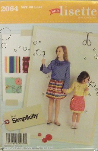 #2064 SIMPLICITY LIL LISETTE CHILD'S SKIRT HH PATTERN