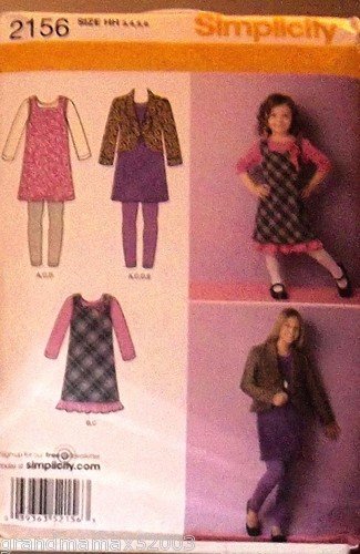 #2156 SIMPLICITY CHILD'S JUMPER & LEGGINGS HH PATTERN