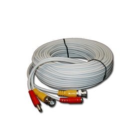 50FT HEAVY DUTY PREMADE SIAMESE CABLE FOR CCTV CAMERA