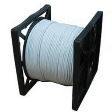 Economical RG-59/U Siamese cable. 500 FT with Power/Video White