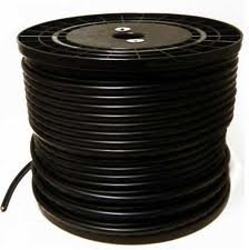 Economical RG-59/U Siamese cable. 500 FT with Power/Video Black Color