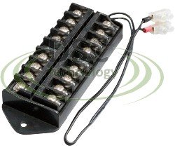 8 Way Terminal Block Bus Bar - Splits 1 Input to 8 Out