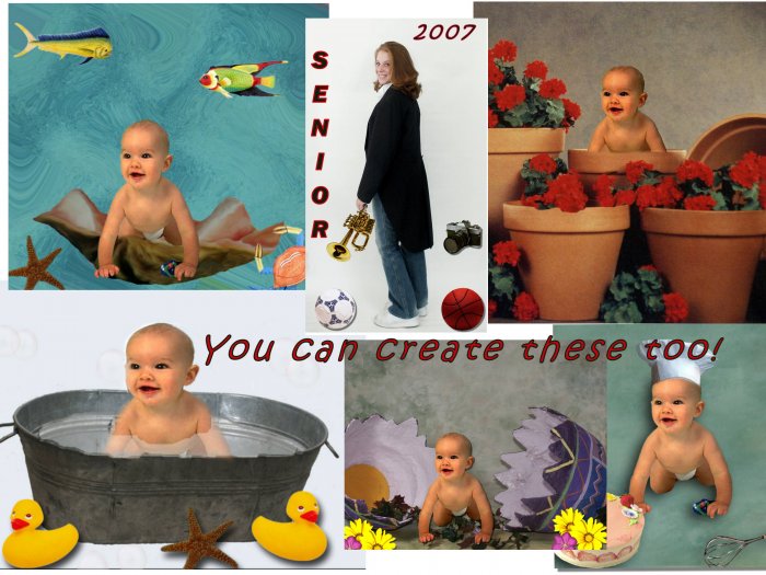 Huge Lot of Photography Props! Never Buy Another Prop! DVD for Photographers