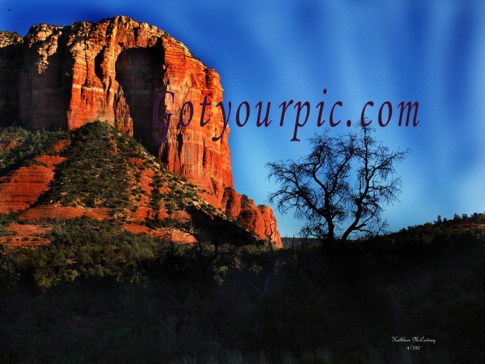 Beautiful Bell Rock Original Print-Sedona Arizona
