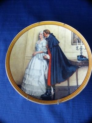 1986 1st Edition 1986 Norman Rockwell's Unexpected Proposal Collector Plate