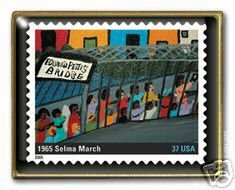 Selma Perfect Union Stamp pin Black History 3937i