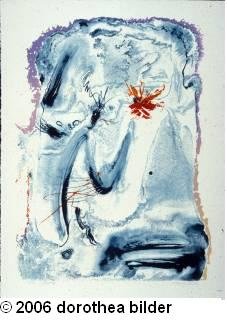 Stele III -- Original Stone Lithograph Dorothea Bilder 04