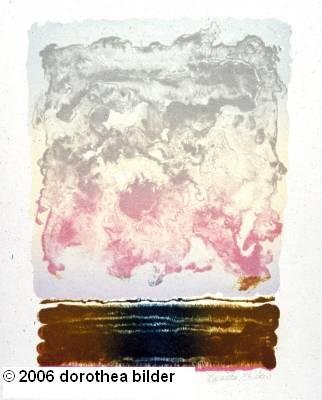 Calafrios da Primavera --D. Bilder Original Stone Lithograph 44