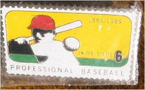 Major League Baseball MLB Stamp pin lapel pins hat 1381