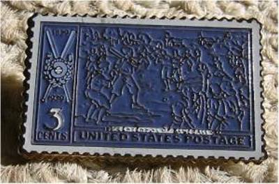 Baseball Anniversary lapel stamp pin tie tac hat 855
