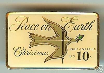 Peace on Earth cloisonne Stamp Pin lapel pins hat 1552