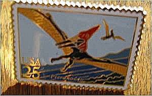 Pteranodon Dinosaur stamp pin cloisonne lapel pins 2423 S