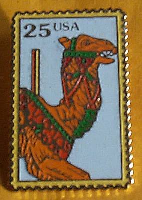 Carousel Camel Stamp Pin cloisonne hat lapel pins 2392 S