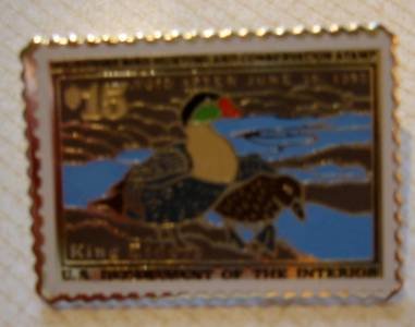 King Eider duck stamp pin lapel pins hat tie tac rw58