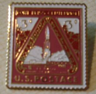 Fort Bliss Centennial stamp pin lapel hat cloisonne 976