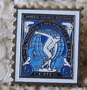 Myron Discobolus Olympic lapel pins stamp pin hat 719