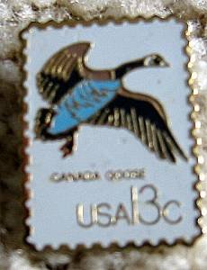 Canada Goose CAPEX 1978 stamp pin lapel pins hat 1757c