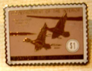 Wood Ducks duck stamp pin lapel pins hat tie tac rw10