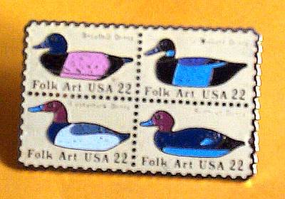 Duck Decoy Stamp Pin lapel pins hat tie tac 2138-41