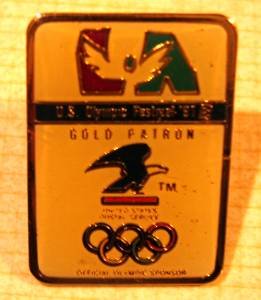 USPS Olympic Festival 1991 LA pin lapel pins hat m5 exc