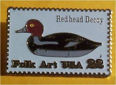 Duck Decoy Redhead Stamp Pins lapel pin hat 2141