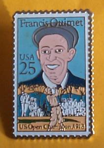 Francis Ouimet Golf stamp Pins tie tac hat lapel pin 2377
