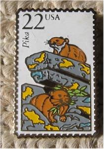 Pica Wildlife stamp pin lapel pins hat tie tac new 2319