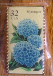 Hydrangea Garden Flower stamp pin lapel pins hat 2996 s