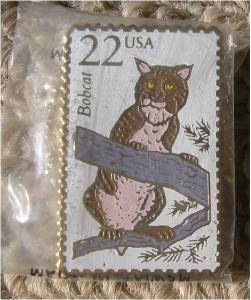 Bobcat Wildlife stamp pin lapel pins hat tie tac 2332