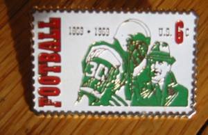 Intercollegiate Football Stamp pin lapel pins hat 1382