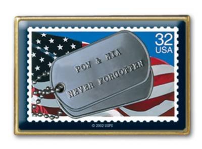 POW MIA Prisoners of War stamp pins lapel pin hat 2966 s
