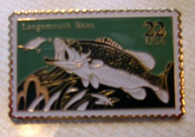 Largemouth Bass Stamp pins lapel pin hat cloisonne 2207