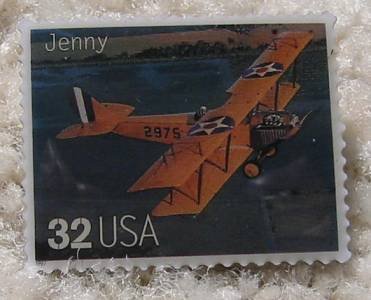 Jenny Classic Aircraft Plane stamp pins lapel pin 3142s s