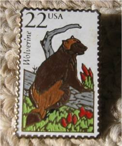 Wolverine Wildlife Michigan stamp pin hat lapel pins 2327