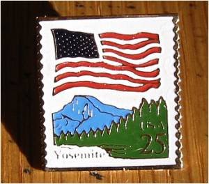 American Flag Yosemite stamp pins lapel pin hat 2280