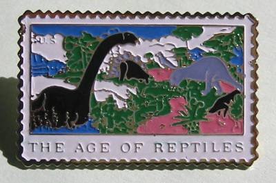 Age of Reptiles Dinosaurs stamp pins lapel pin hat 1390 S