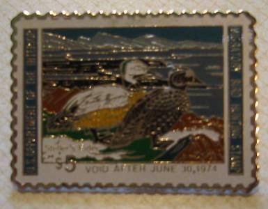 Steller Eider duck stamp pin lapel pins tie tac RW40