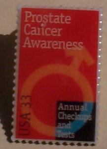 Prostate Cancer Stamp Pin lapel pins hat tie tac 3315