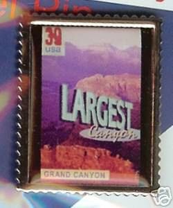 Grand Canyon Largest Stamp Pin hat lapel pins 4064 S