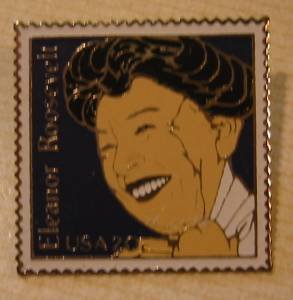 Eleanor Roosevelt Stamp Pin tie tac hat lapel pins 2105