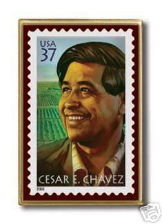 Cesar Chavez Stamp pin lapel pins hat tie tac 3781 S