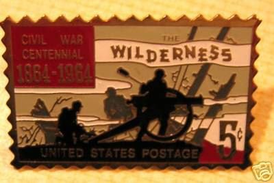 Wilderness Centennial 5c stamp pin lapel pins hat 1181