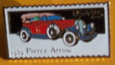 Pierce-Arrow 1929 Car Stamp Pin lapel pins tie tac 2382