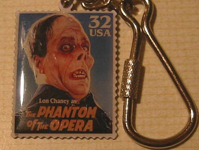 Lon Chaney Phantom Opera stamp keychain 3168kc