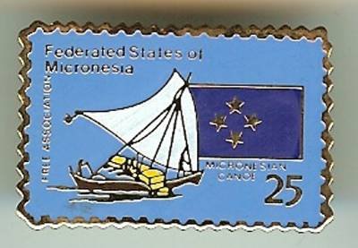 Micronesia Marshall Isands Stamp Pin lapel pins 2506 s