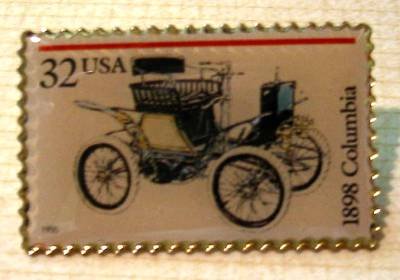 Columbia Antique Automobile stamp pin lapel pins 3021 s