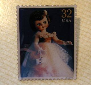 Doll Betsy McCall Doll Stamp pin lapel pins hat 3151L S