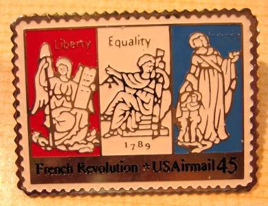 French Revolution stamp pin lapel pins tie tac hat C120 s