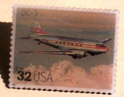 DC-3 Classic Aircraft Plane stamp pin lapel pins 3142Q s